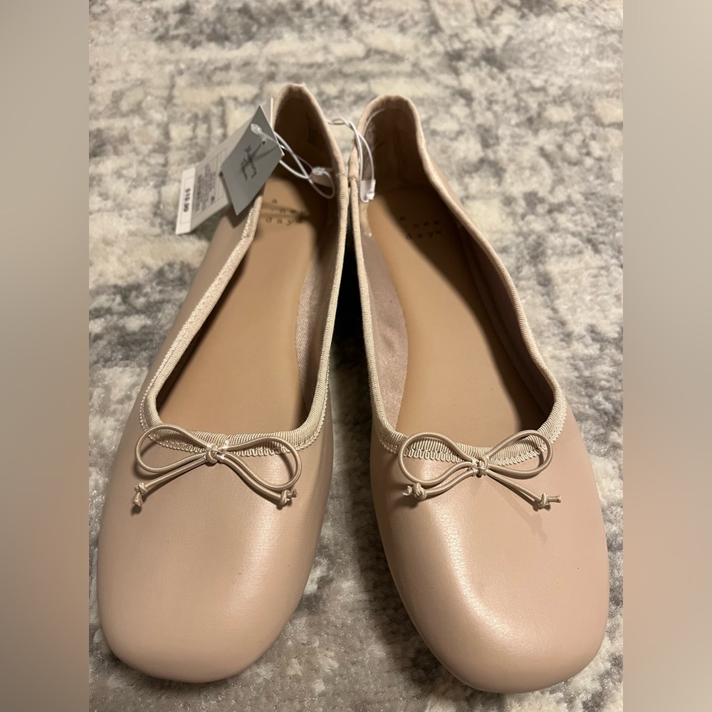 NWT A New Day Nude Ballet Flats